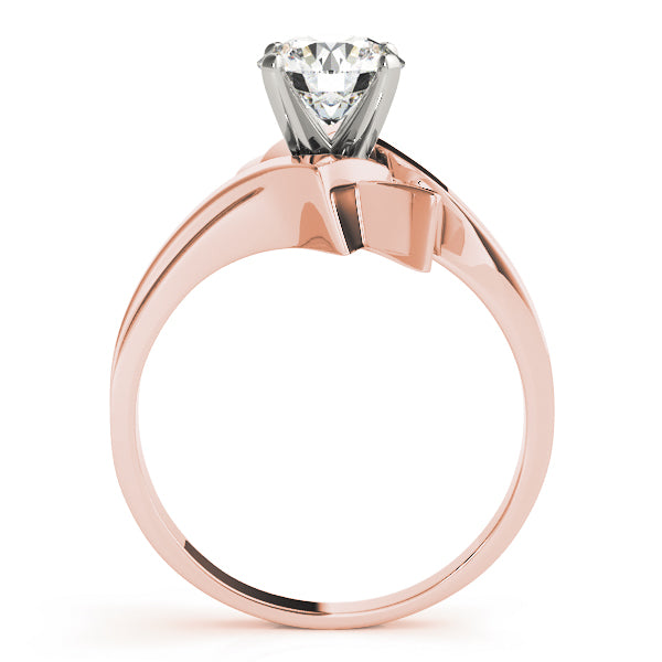 Architectural Split-Shank Bypass Engagement Ring