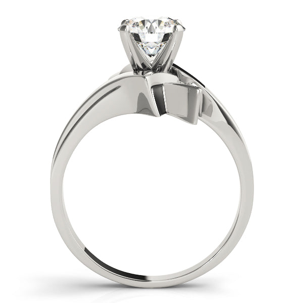 Architectural Split-Shank Bypass Engagement Ring