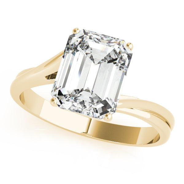 Classic Split-Shank Solitaire Engagement Ring