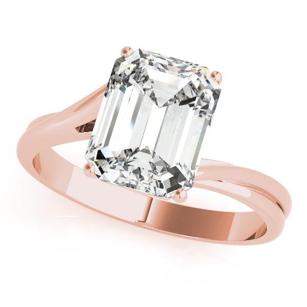 Classic Split-Shank Solitaire Engagement Ring