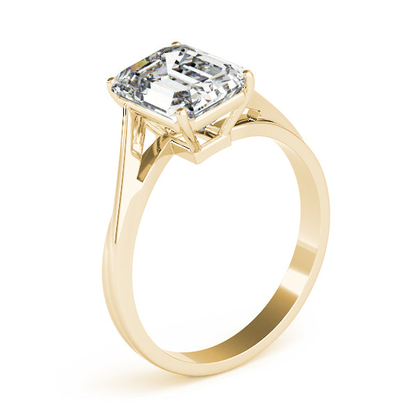 Classic Split-Shank Solitaire Engagement Ring