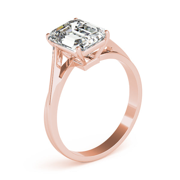 Classic Split-Shank Solitaire Engagement Ring