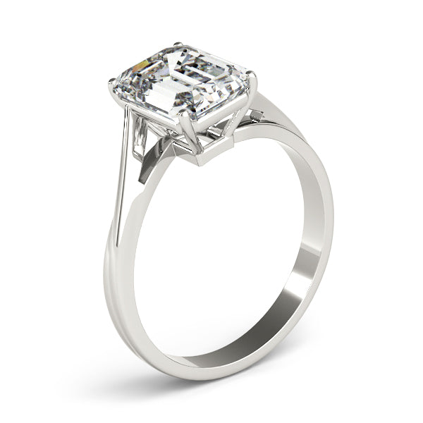 Classic Split-Shank Solitaire Engagement Ring