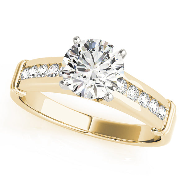 Channel-Set Diamond Engagement Ring (1/4 ct. tw.)