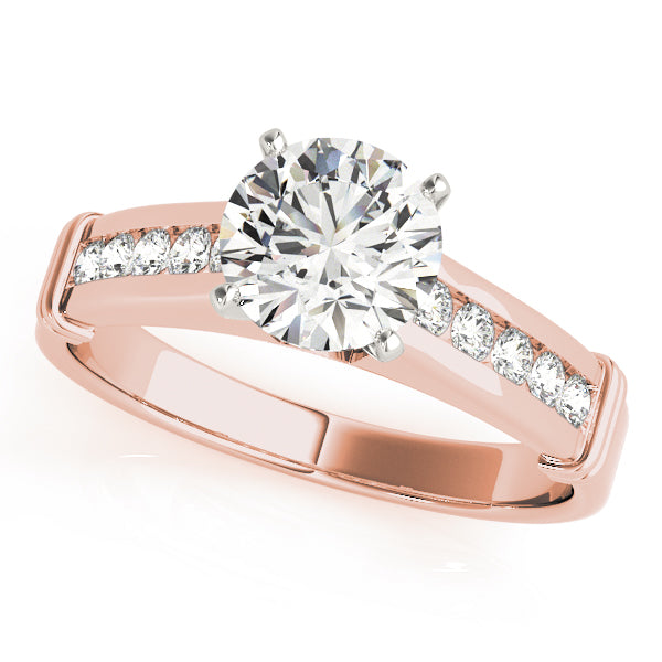 Channel-Set Diamond Engagement Ring (1/4 ct. tw.)