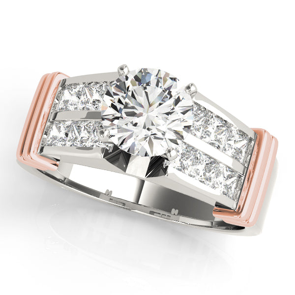 Channel-Set Princess Diamond Engagement Ring (5/8 ct. tw.)
