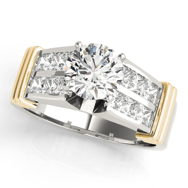 Channel-Set Princess Diamond Engagement Ring (5/8 ct. tw.)