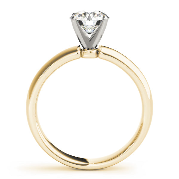 Classic Four-Prong Solitaire Diamond Engagement Ring