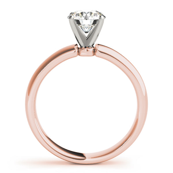 Classic Four-Prong Solitaire Diamond Engagement Ring