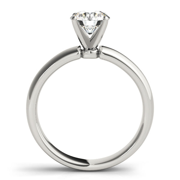 Classic Four-Prong Solitaire Diamond Engagement Ring