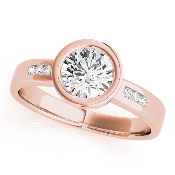 Channel-Set Diamond Engagement Ring (1/8 ct. tw.)