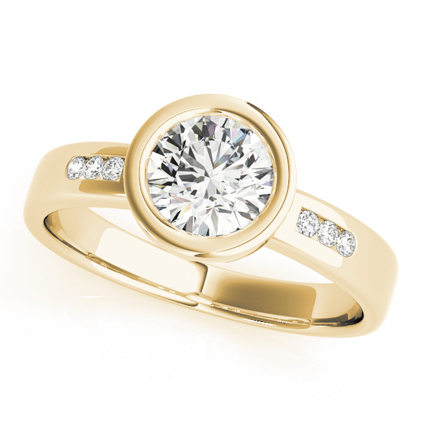 Channel-Set Diamond Engagement Ring (1/8 ct. tw.)