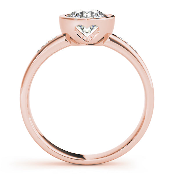 Channel-Set Diamond Engagement Ring (1/8 ct. tw.)