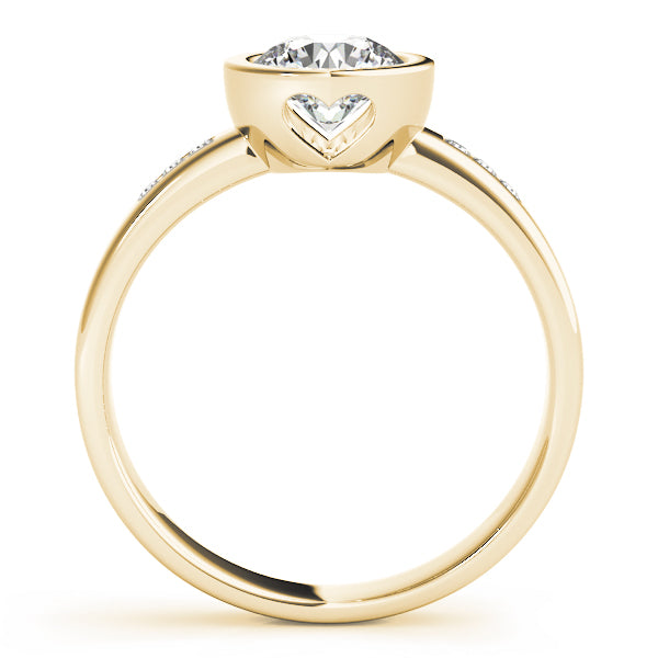 Channel-Set Diamond Engagement Ring (1/8 ct. tw.)
