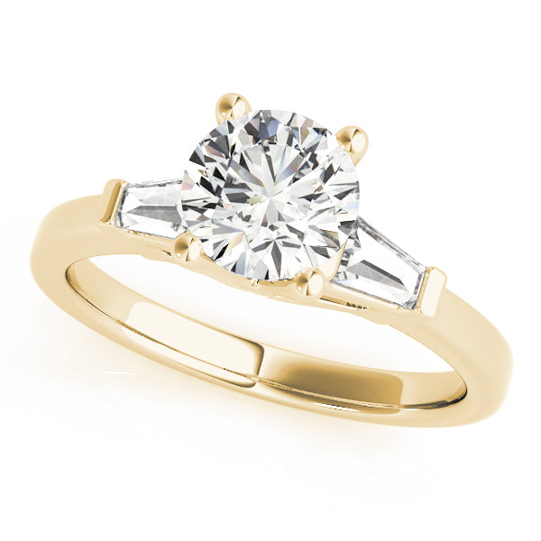 Tapered Baguette Diamond Three-Stone Engagement Ring (1/5 ct. tw.)