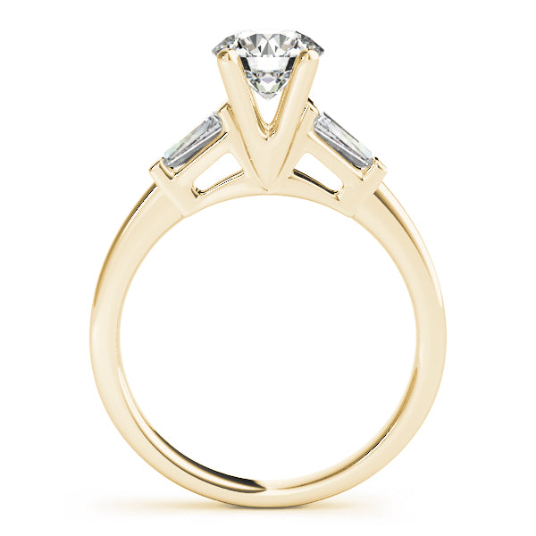 Tapered Baguette Diamond Three-Stone Engagement Ring (1/5 ct. tw.)