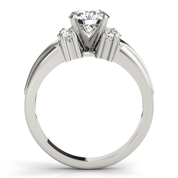 Classic Split-Shank Diamond Engagement Ring Mixed (1/3 ct. tw.)