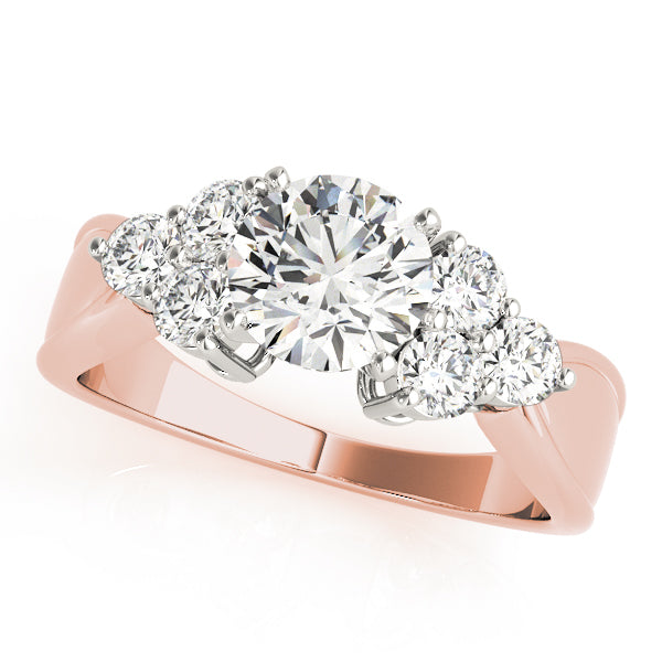 Graduated Three-Stone Diamond Engagement Ring (5/8 ct. tw.)