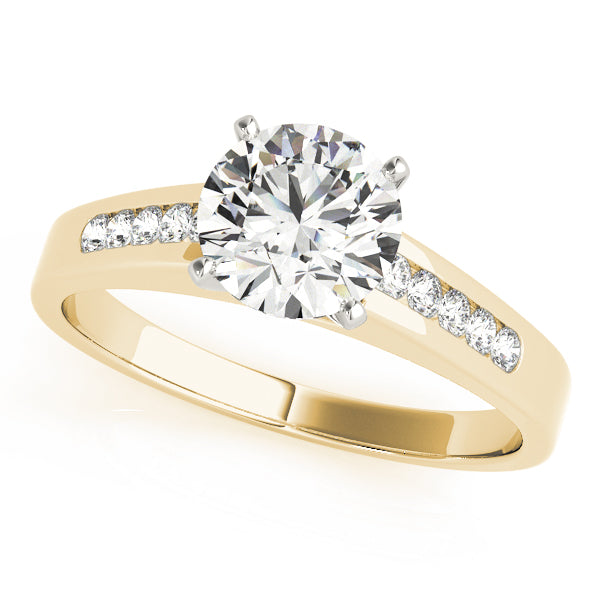 Channel-Set Diamond Engagement Ring (1/5 ct. tw.)