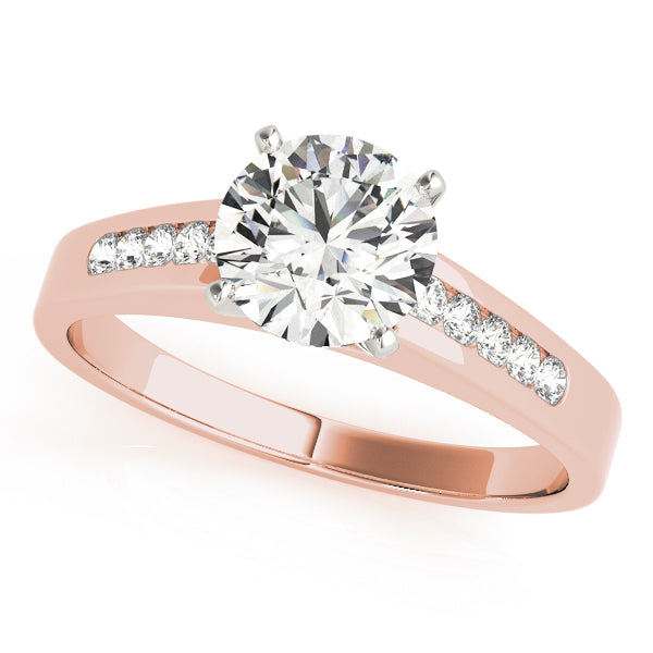 Channel-Set Diamond Engagement Ring (1/5 ct. tw.)