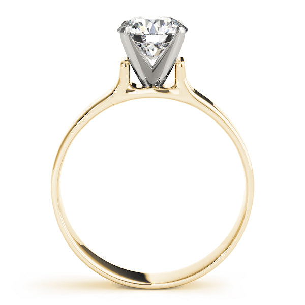 Classic Four-Prong Solitaire Diamond Engagement Ring