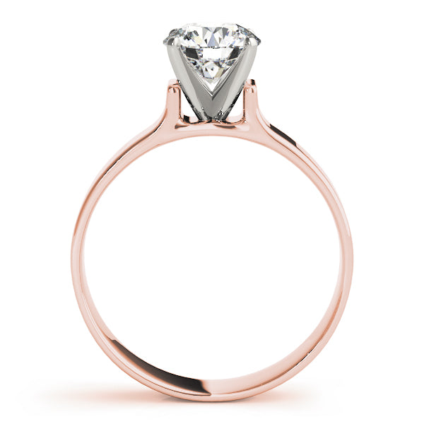 Classic Four-Prong Solitaire Diamond Engagement Ring