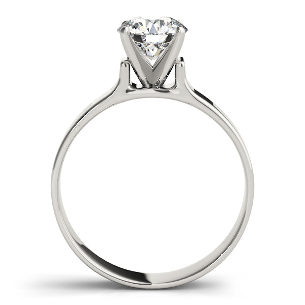 Classic Four-Prong Solitaire Diamond Engagement Ring