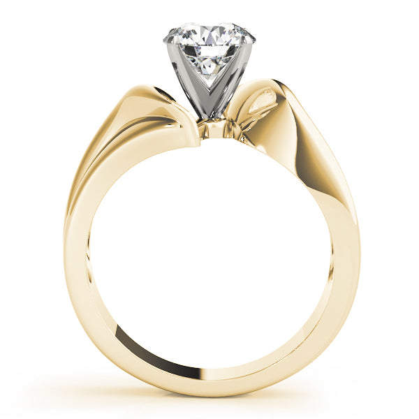 Twist Diamond Engagement Ring