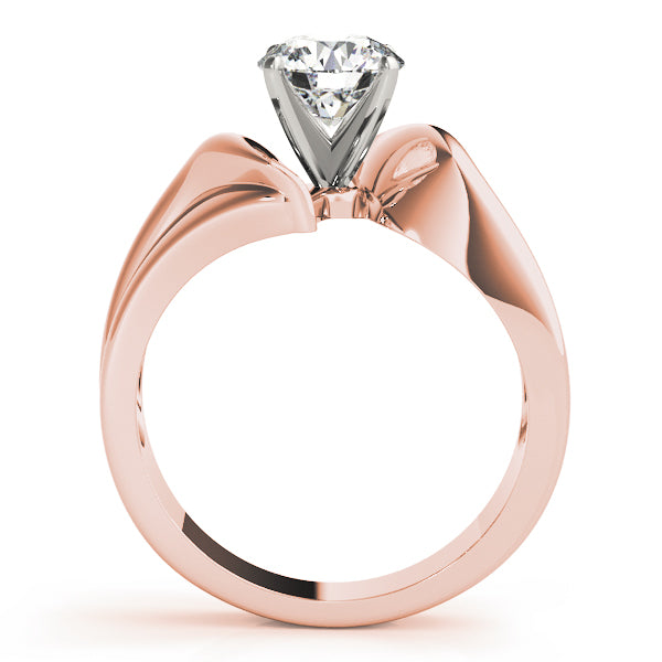 Twist Diamond Engagement Ring