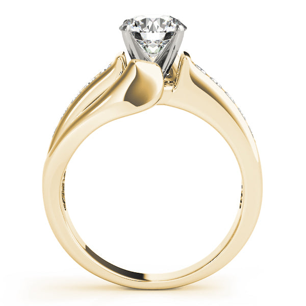 Channel-Set Split Band Diamond Engagement Ring (1/4 ct. tw.)