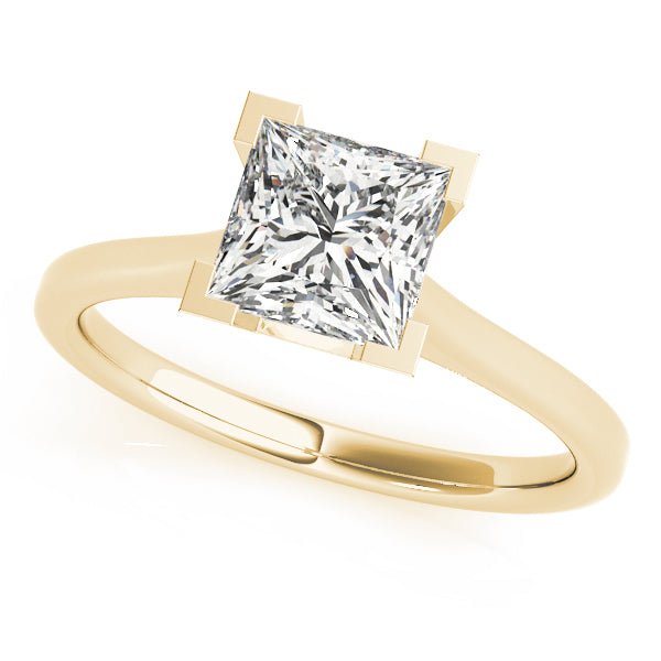 Classic Four-Prong Solitaire Diamond Engagement Ring