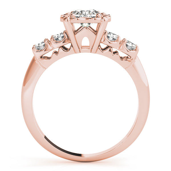 Floral Motif Diamond Engagement Ring (1/4 ct. tw.)