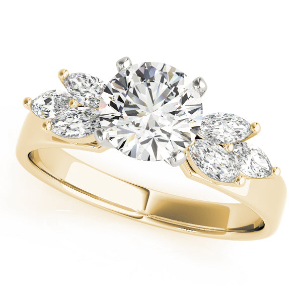 Cluster Diamond Engagement Ring (3/8 ct. tw.)