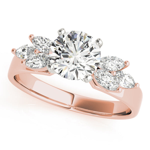 Cluster Diamond Engagement Ring (3/8 ct. tw.)