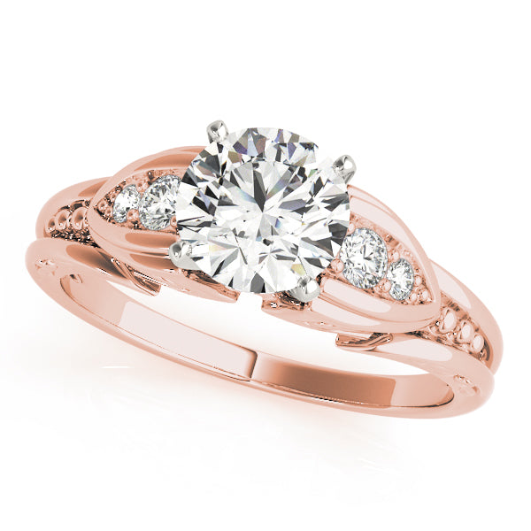 Split-Shank Pavé Diamond Engagement Ring (1/10 ct. tw.)