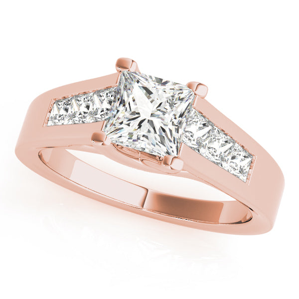Channel-Set Princess Diamond Engagement Ring (3/4 ct. tw.)