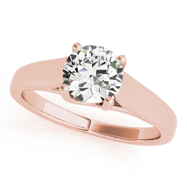 Classic Simple Solitaire Diamond Engagement Ring