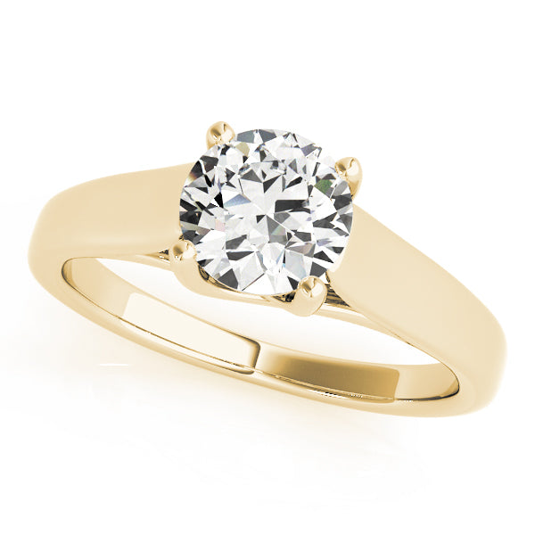 Classic Simple Solitaire Diamond Engagement Ring