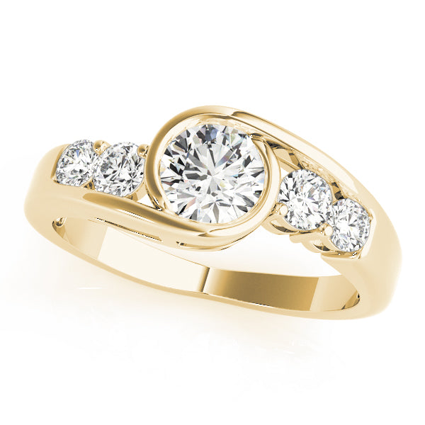 Twist Diamond Engagement Ring (1/2 ct. tw.)