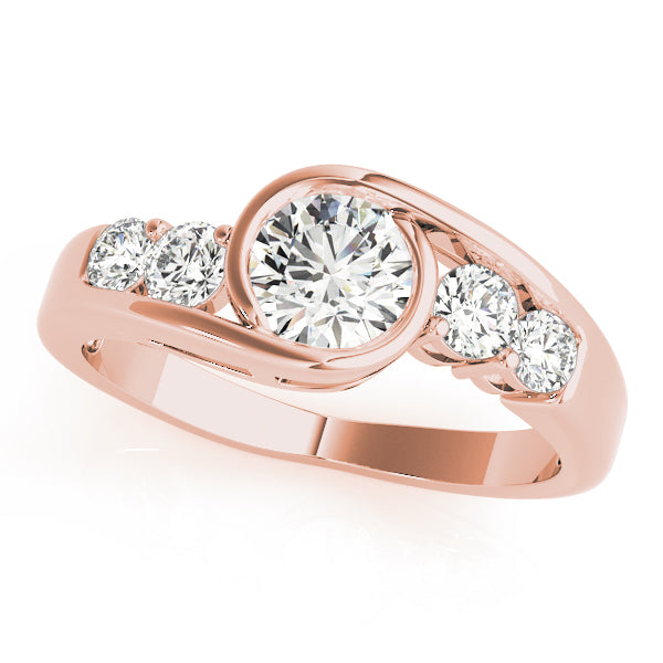Twist Diamond Engagement Ring (1/2 ct. tw.)