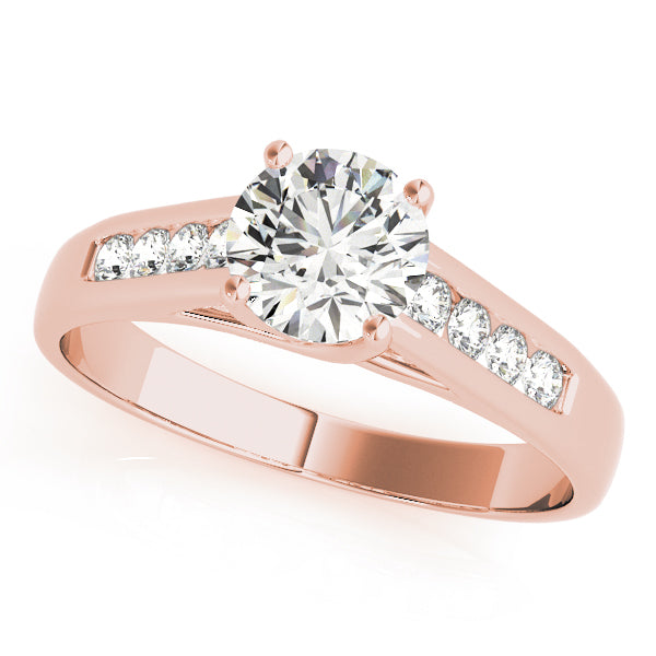 Channel-Set Diamond Engagement Ring (1/4 ct. tw.)