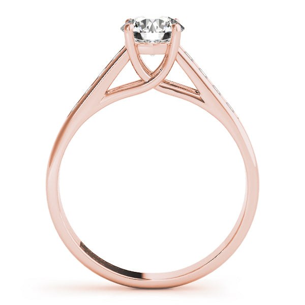 Channel-Set Diamond Engagement Ring (1/4 ct. tw.)