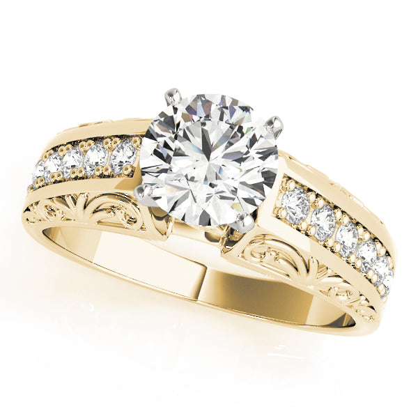 Channel-Set Diamond Engagement Ring (1/8 ct. tw.)
