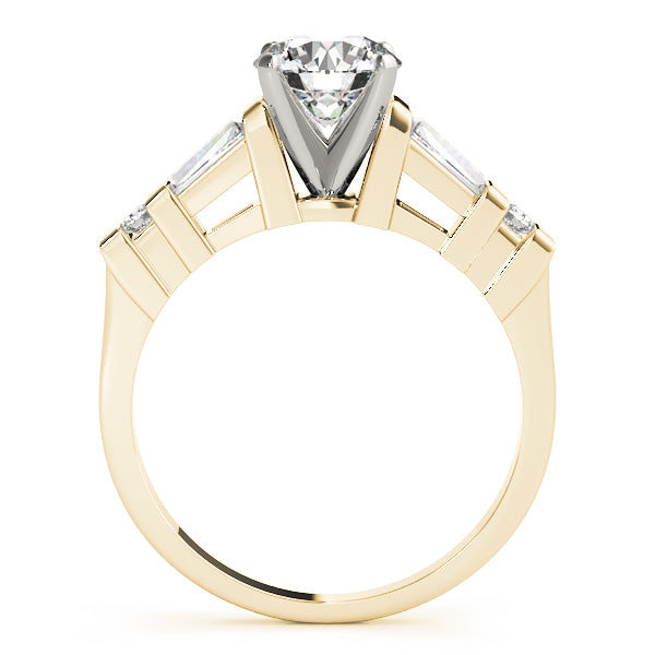 Tapered Baguette Diamond Engagement Ring (1/2 ct. tw.)