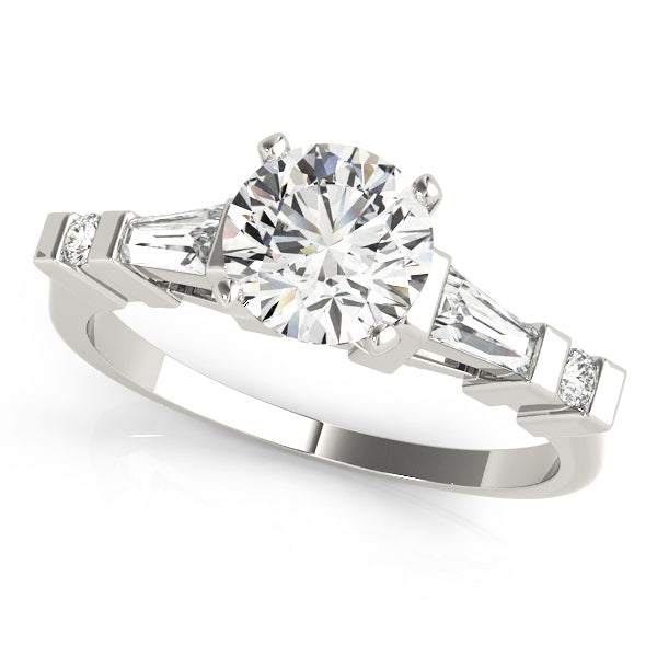 Tapered Baguette Diamond Engagement Ring (1/2 ct. tw.)