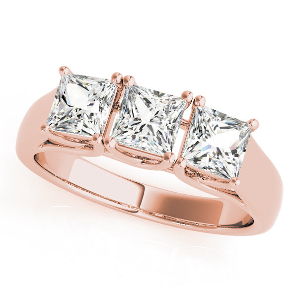 Classic Three-Stone Diamond Engagement Ring