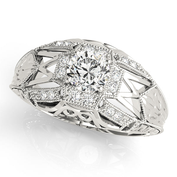 Vintage Tessere Diamond Engagement Ring (1/6 ct. tw.)