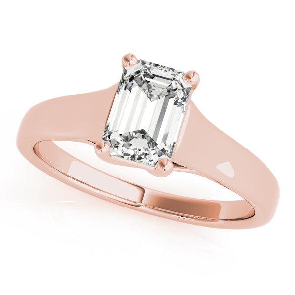 Classic Four-Prong Solitaire Diamond Engagement Ring