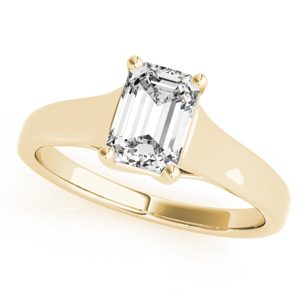 Classic Four-Prong Solitaire Diamond Engagement Ring