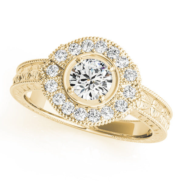 Vintage Halo Diamond Engagement Ring (1/3 ct. tw.)